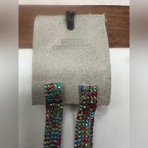 Urban Outfitters colorful rhinestone earrings thumbnail 3