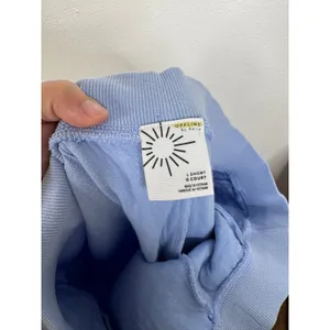 Offline by‎ Aerie Quilted Wide Leg Lounge Pants Light Blue Size L Short thumbnail 3