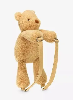 Jellycat Smudge Bear soft woven backpack 43cm thumbnail 1
