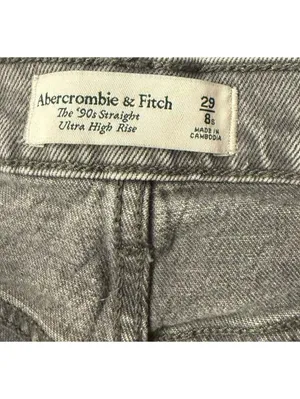 Abercrombie & Fitch The *90s Straight Ultra High Rise Jeans 29 8S thumbnail 4