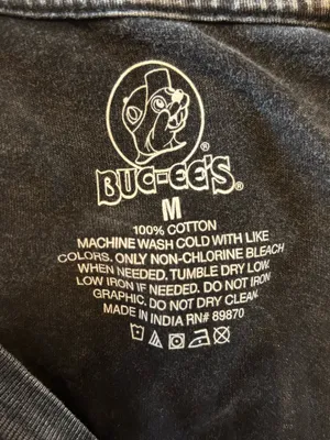 Buc-ee's Tour '25 Acid Wash Festival 100% Cotton Unisex T-Shirt sz M thumbnail 3