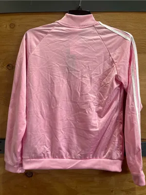 Adidas Dzzle track jacket EC9900 true pink/white tops Women Size M thumbnail 4