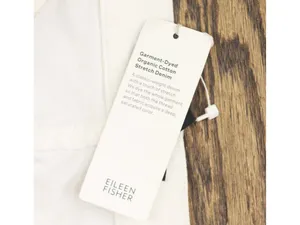 Eileen Fisher Womens Straight Cropped Jeans S5GDD-P4870M White XL thumbnail 7