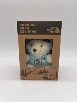 NWT The North Face Korea White Label Running Bear Keyring thumbnail 6
