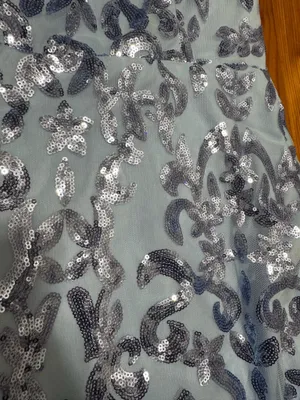 Blue Sequins Homecoming Dress Size 4 thumbnail 8