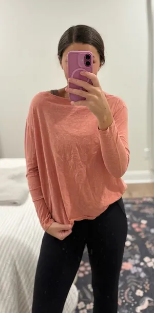 Lululemon Athletica Back In Action Long Sleeve thumbnail 1