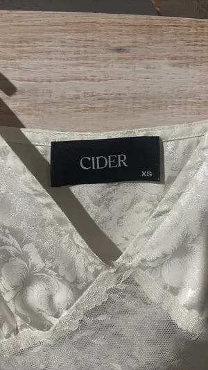 Cider Short White Dress thumbnail 5