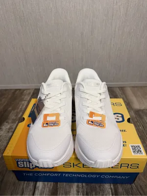 Skechers Uno-Flex All-White Low-Top Lace-Up Sneakers Size 7.5 thumbnail 7