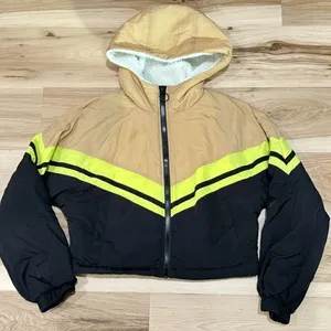 Pacsun LA Hearts Cropped Sherpa Lined Jacket Women’s Small thumbnail 1