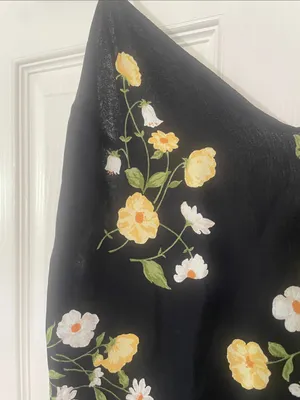 Reformation Dietrich Dress in Piazza size 6 Excellent condition Summer Dress thumbnail 7