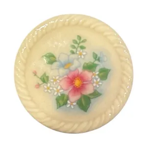 Avon Vintage Spring Bouquet Porcelain Brooch thumbnail 1