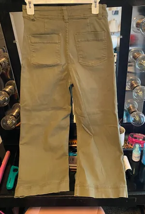 High Waisted Paints Green Size 4 thumbnail 3