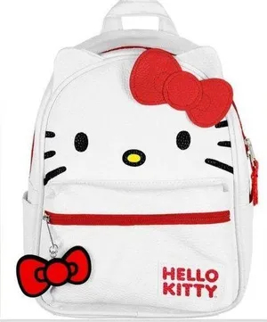 SANRIO | Hello Kitty small bow face, 3D ears, backpack. thumbnail 1