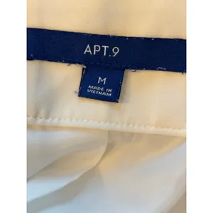 Apt. 9 Womens White Open Front Shawl Collar Blazer 3/4 Sleeve Size Medium thumbnail 3