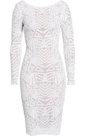 BN31. Dress the population -Emery Long Sleeve Sequin Cocktail Dress thumbnail 1