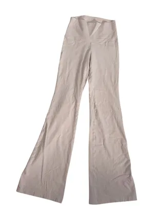Aritzia Tna light pink high-waisted flare leggings thumbnail 1