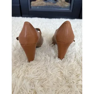 Gianni Bini Brown‎ Suede Leather Block Heel Mary Jane Pumps Size 8.5M thumbnail 5