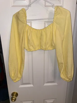 TJ Maxx Yellow Two Piece Skirt Set thumbnail 2