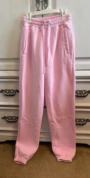 Abercrombie & fitch jogger sweatpant pink thumbnail 1