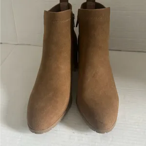 NEW LifeStride‎ Maggie Ankle Bootie Brown block heel boots size 10 thumbnail 5