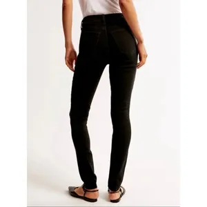 Abercrombie & Fitch the super high rise skinny jean black 26/2 thumbnail 7