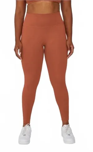 Set Active Luxform Leggings High Rise Terracotta Women's Size Large 25" Inseam thumbnail 1