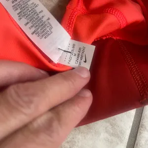 Nike Womens Swoosh Medium Support Sports Bra Orange Red NWT athletic running thumbnail 4
