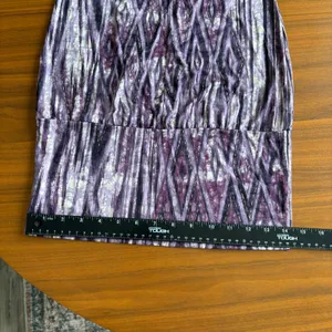 2010s Bodycon Dress M Ruched Strapless Abstract Party Indie Sleaze Y2K Clubwear thumbnail 10