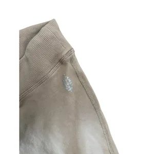 Free People Movement Wide Leg Yoga Pant Tan High Rise Ribbed Waist XS thumbnail 3