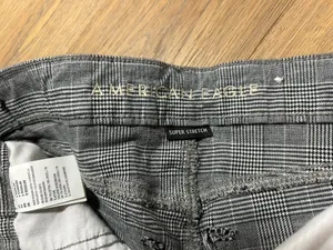 Size 4 American Eagle plaid skinny jeans thumbnail 8