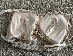 Lace Bralette Tan thumbnail 3