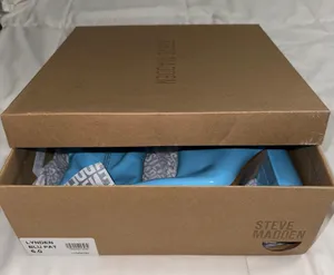 Steve Madden Lyden Blu Pat Booties thumbnail 5
