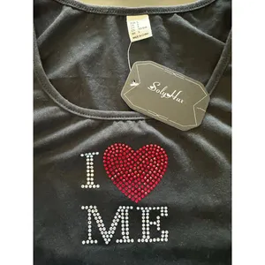 NWT:‎ Bling Tank Top (S) Black thumbnail 3