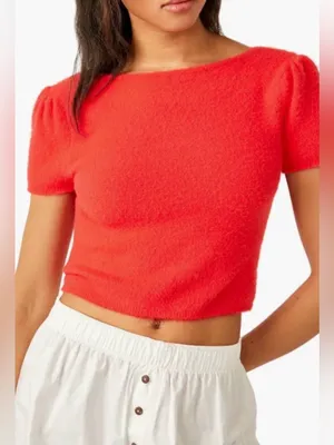 Free People Intimately Keep Me Warm Crop Sweater thumbnail 3