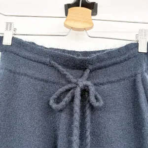 Allison New York Womens Navy Blue Wool Blend Tassel Knit Joggers Pants Size S thumbnail 3