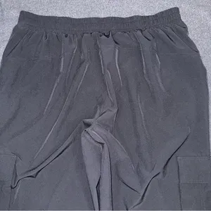 Fabletics Downtown Wide Leg Cargo Pants Women’s XXL / 1X Black Pull On Relaxed thumbnail 5