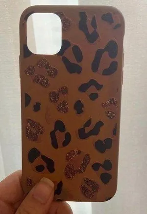 iPhone 11 leopard print case Brown thumbnail 1