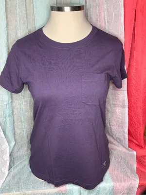 Duluth Trading Co Women's Short-Sleeve Pocket Tee - Deep Purple thumbnail 1