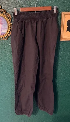 The Nines By Hatch Medium Black Crop Pants High Rise thumbnail 1
