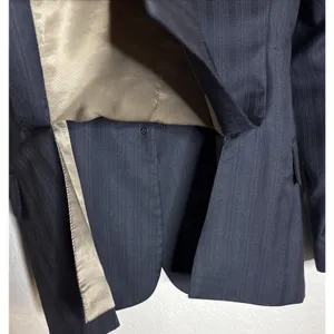 Ariat‎ Womens Size 10 Regular Worsted Wool 3 Button Blazer Pin Stripe Career thumbnail 6