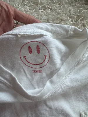 Ascot + Hart sz XL smiley tee shirt 100% cotton thumbnail 2