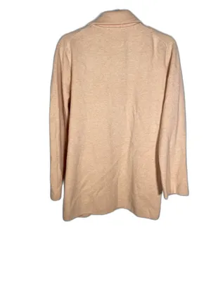 J. Crew Womens Sweater Blazer Medium Merino Wool Light Pink Bf013 thumbnail 6