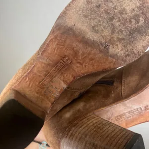 Alberto Fermani Brown Suede Ankle Boots Made in Italy Size 39 Block Heel Bootie thumbnail 6