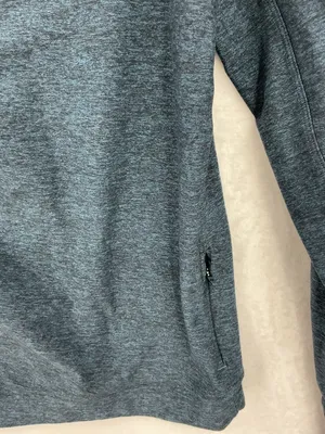 lululemon athletica Heathered Teal Long Sleeve Mock Neck Top 831 thumbnail 3