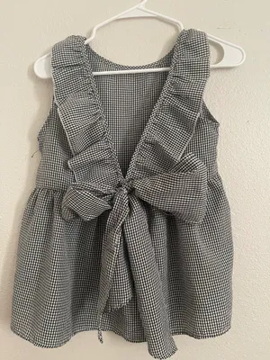 SheIn Vintage Peplum Top thumbnail 1