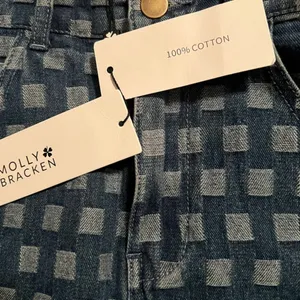 Molly Bracken Denim Mini Skirt Printed thumbnail 7