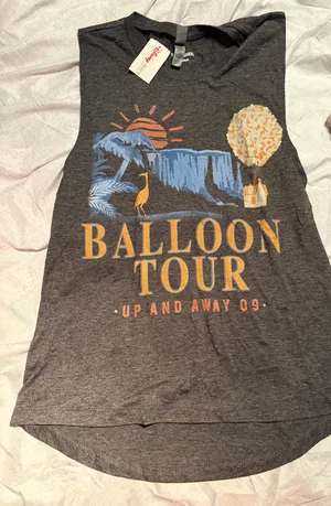 Disney Pixar UP ballon tour tank top thumbnail 3