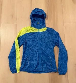 Brooks Hooded Hi-Visibility Windbreaker Jacket Women's Size Large thumbnail 1