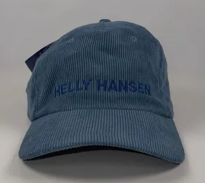 Helly Hansen Corduroy Grapic Strap Back Cap Blue One Size NWT thumbnail 1