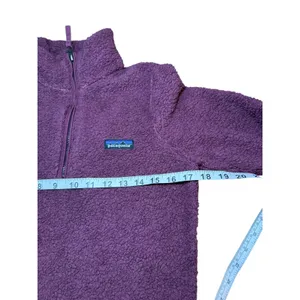 Patagonia Women's XS Fuzzy‎ Fleece Pullover Sweater Marsupial Berry thumbnail 7